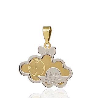 Foto de 10-00-6778 - MEDALLA BEBÉ NUBE ÁNGEL-RELOJ 14MM 18K
