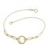 Foto de 10-401-1640 - PULSERA CÍRCULO CIRCONITA 12MM 19CM 18K**