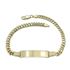 Foto de 04-652 - PULSERA PLACA BARBADA 5MM (PLACA 7.5X30MM) 20.5CM (8,39gr) 18K