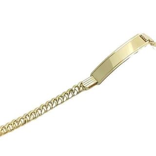 Foto de 04-652 - PULSERA PLACA BARBADA 5MM (PLACA 7.5X30MM) 20.5CM (8,39gr) 18K