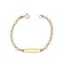 Foto de 45-0223 - PULSERA BEBÉ PLACA (PLACA 4X20MM) 12CM (1,15gr) 18K