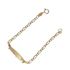 Foto de 45-0223 - PULSERA BEBÉ PLACA (PLACA 4X20MM) 12CM (1,15gr) 18K