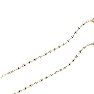 Foto de 04-003198-50 - CADENA LAPIDADA 50CM (2,22gr) 18K