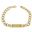 Foto de 10-391-051 - PULSERA PLACA BARBADA 8MM 21CM (12,20gr) (PLACA 10X38MM) 18K