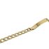 Foto de 10-391-051 - PULSERA PLACA BARBADA 8MM 21CM (12,20gr) (PLACA 10X38MM) 18K