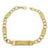 Foto de 10-391-040 - PULSERA PLACA VALENTINO 6MM (PLACA 7X32MM) 21CM (8,60gr) 18K