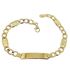 Foto de 10-391-040 - PULSERA PLACA VALENTINO 6MM (PLACA 7X32MM) 21CM (8,60gr) 18K