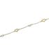 Foto de 10-139-3428 - PULSERA CORAZONES-PERLAS 7-3MM 19CM (1,80gr) 18K