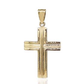 Foto de 28-15151 - CRUZ GALLONADA 25MM 18K