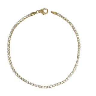 Foto de 10-120-1156 - PULSERA CIRCONITA RIVIERE 1.6MMX18.5CM (2,60gr) 18K