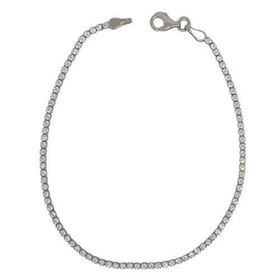 Foto de 10-120-1154B - PULSERA CIRCONITA RIVIERE 1.5MM 18.5CM (2,47gr) 18K