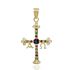 Foto de 40-7600 - CRUZ DE LA VICTORIA- COVADONGA PIEDRAS COLOR 21MM 18K