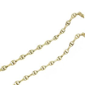 Foto de 10-604-259-50 - CADENA TRAVESINO FACETADA 3MM 50CM (5,91gr) 18K