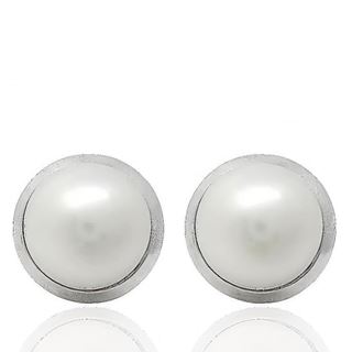Foto de 71-4658B - PENDIENTES PERLA CERCO 10MM O.B. 18K