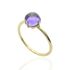 Foto de 90-6283MS - SORTIJA PIEDRA MORADA 7MM 18K 