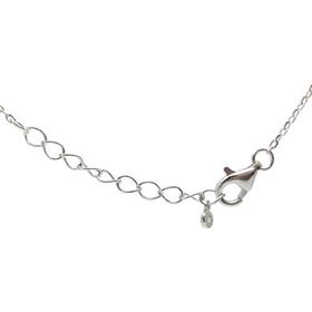 Foto de 18-AG420001 - GARGANTILLA PLATA INFINITO DOS NOMBRES  42CM (ALARGADOR 3CM)