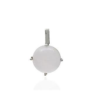 Foto de 90-6291CR - COLGANTE PIEDRA ROSA 9MM 18K 