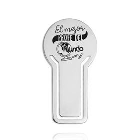 Foto de 18-AC510005 - SEPARADOR LIBRO "PROFE" ACERO 28MM 