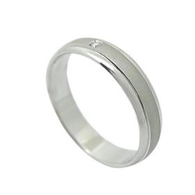 Foto de 10-351-772-12 - ALIANZA MATE BRILLANTE 0.02KTES. 4.5MM O.B. 18K