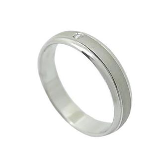 Foto de 10-351-772-12 - ALIANZA MATE BRILLANTE 0.02KTES. 4.5MM O.B. 18K