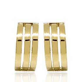 Foto de 71-8675A - PENDIENTES BRILLO 15MM CIERRE OMEGA