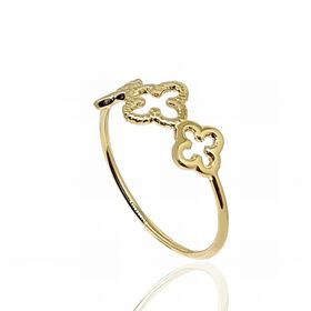 Foto de 71-13683S - SORTIJA FLORES 7MM 18K 