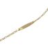 Foto de 88-1608 - PULSERA BEBÉ PLACA (PLACA 4X20MM) 12CM (1,23gr) 18K