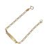 Foto de 88-1608 - PULSERA BEBÉ PLACA (PLACA 4X20MM) 12CM (1,23gr) 18K