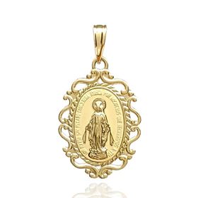 Foto de 78-6280-823 - MEDALLA MILAGROSA CERCO 23MM 18K**