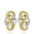 Foto de 71-11059 - PENDIENTES NUDO BICOLOR 16MM CATALÁN 18K