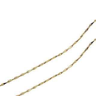 Foto de 10-380-125-40 - CADENA FANTASÍA BRILLO 0.5MMX40CM (2,18gr) 18K