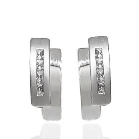 Foto de 71-3004B - PENDIENTES CIRCONITA CATALÁN 15MM O.B. 18K