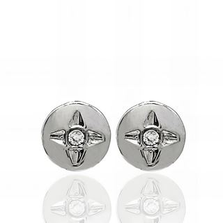 Foto de 71-8414B - PENDIENTES CIRCONITA 5MM O.B. 18K
