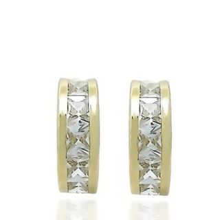 Foto de 71-2249 - PENDIENTES CIRCONITA CARRIL 4X12MM CATALÁN 18K