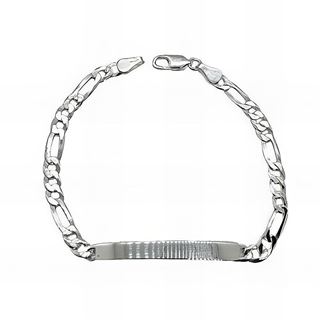 Foto de 20-GSBC31150 - PULSERA PLATA PLACA 3X1 5MM 18.5CM (PLACA 5.5X35MM)