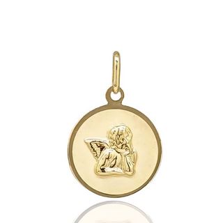 Foto de 10-152-165 - MEDALLA BEBÉ ÁNGEL 14MM 18K