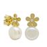 Foto de 71-11971P - PENDIENTES FLOR-PERLA 13MM 18K