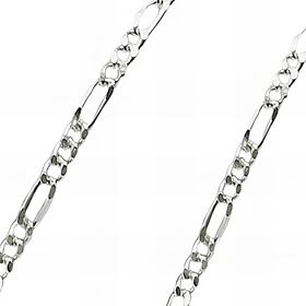 Foto de 20-A3+1B40X45 - CADENA PLATA 3X1 1MMX45CM