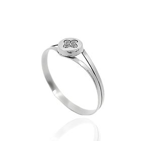 Foto de 70-829BS - SORTIJA CIRCONITA 5MM O.B. 18K