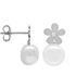 Foto de 71-11971BP - PENDIENTES FLOR PERLA 13MM O.B 18K
