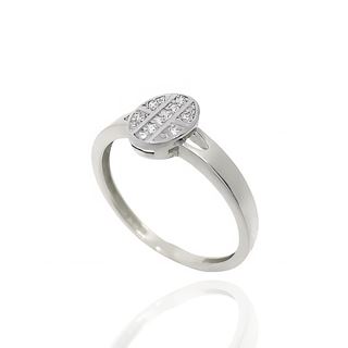 Foto de 13-6800BS - SORTIJA CIRCONITA 7MM O.B. 18K