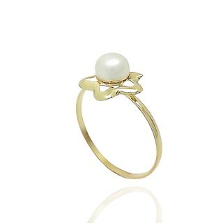 Foto de 05-2081S - SORTIJA ESTRELLA PERLA 10MM 18K