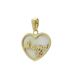 Foto de 51-14706 - COLGANTE 'MAMÁ' CORAZÓN NÁCAR 14MM 18K