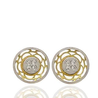 Foto de 51-1299206 - PENDIENTES BICOLOR CIRCONITA 9MM 18K