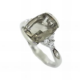 Foto de 32-3561F - *OFERTA* SORTIJA PLATA PIEDRA FUMÉ