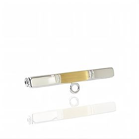 Foto de 11-1400/C - ALFILER BEBÉ BICOLOR 3X30MM 18K