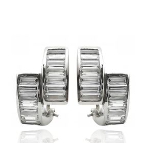 Foto de 44-1945BP - PENDIENTES CIRCONITA 18MM OMEGA O.B. 18K