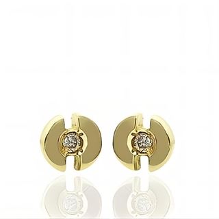 Foto de 01-4216 - PENDIENTES BRILLANTE 4MM 18K