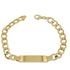 Foto de 10-391-051 - PULSERA PLACA BARBADA 8MM 21CM (12,20gr) (PLACA 10X38MM) 18K