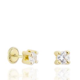 Foto de 51-2002455 - PENDIENTES CIRCONITA GARRAS 1.70MM 18K 